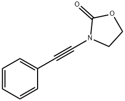 3-(2-phenylethynyl)-2-oxazolidinone Structure