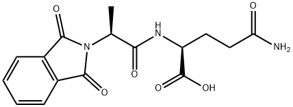 Phthaloyl-L- alanyl-L-glutamine 구조식 이미지