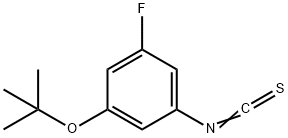 1-tert-부톡시-3-플루오로-5-이소티오시아나토벤젠 구조식 이미지