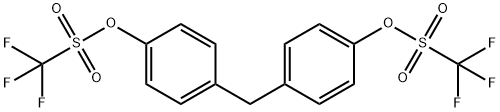 methylenebis(4,1-phenylene) bis(trifluoromethanesulfonate) Structure