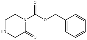 1-Piperazinecarboxylic acid, 2-oxo-, phenylmethyl ester Structure