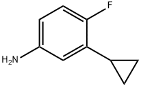 3-cyclopropyl-4-fluoroaniline Structure