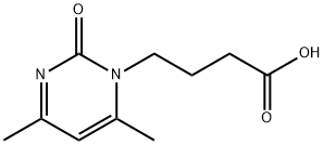 4-(4,6-dimethyl-2-oxopyrimidin-1(2H)-yl)butanoic acid Structure