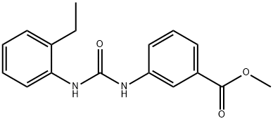 methyl 3-(3-(2-ethylphenyl)ureido)benzoate Structure