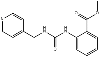 methyl 2-(3-(pyridin-4-ylmethyl)ureido)benzoate 구조식 이미지