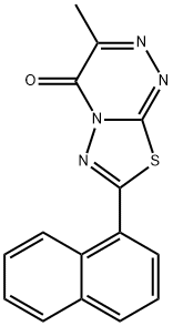 3-methyl-7-(naphthalen-1-yl)-4H-[1,3,4]thiadiazolo[2,3-c][1,2,4]triazin-4-one Structure