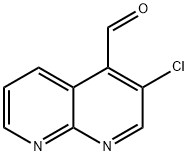 3-chloro-1,8-naphthyridine-4-carbaldehyde 구조식 이미지