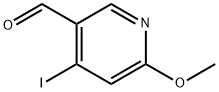 4-iodo-6-methoxynicotinaldehyde Structure