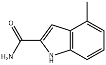 4-Methyl-1H-indole-2-carboxamide 구조식 이미지
