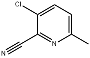 3-CHLORO-6-METHYLPICOLINONITRILE Structure