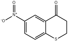 6-nitrothiochroman-4-one 구조식 이미지