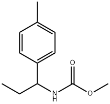 methyl (1-(p-tolyl)propyl)carbamate 구조식 이미지