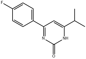 4-(4-플루오로페닐)-6-이소프로필피리미딘-2-올 구조식 이미지