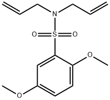 N,N-diallyl-2,5-dimethoxybenzenesulfonamide 구조식 이미지