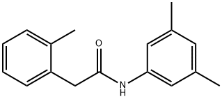 N-(3,5-dimethylphenyl)-2-(2-methylphenyl)acetamide Structure