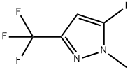 5-iodo-1-methyl-3-(trifluoromethyl)-1H-pyrazole 구조식 이미지