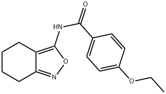 4-에톡시-N-(4,5,6,7-테트라히드로-2,1-벤족사졸-3-일)벤즈아미드 구조식 이미지