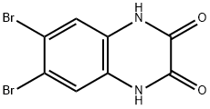 6,7-dibromo-1,4-dihydroquinoxaline-2,3-dione Structure