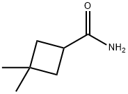 3,3-dimethylcyclobutanecarboxamide Structure