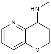 3,4-dihydro-N-methyl-2H-Pyrano[3,2-b]pyridin-4-amine 구조식 이미지