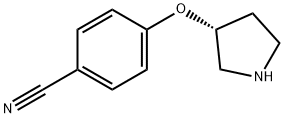 (R)-4-(pyrrolidin-3-yloxy)benzonitrile Structure