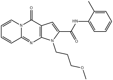 1-(3-methoxypropyl)-N-(2-methylphenyl)-4-oxo-1,4-dihydropyrido[1,2-a]pyrrolo[2,3-d]pyrimidine-2-carboxamide Structure