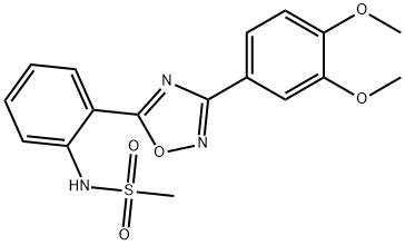 N-{2-[3-(3,4-dimethoxyphenyl)-1,2,4-oxadiazol-5-yl]phenyl}methanesulfonamide Structure