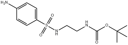 tert-Butyl (2-(4-aminophenylsulfonamido)ethyl)carbamate Structure