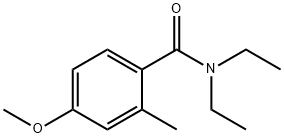 N,N-diethyl-4-methoxy-2-methylbenzamide Structure