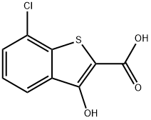 7-Chloro-3-hydroxybenzo[b]thiophene-2-carboxylic acid Structure