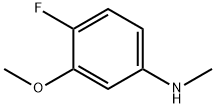 (4-Fluoro-3-methoxy-phenyl)-methyl-amine Structure