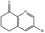 3-브로모-6,7-디하이드로-8(5H)-퀴놀리논 구조식 이미지