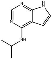 N-Isopropyl-1H-pyrrolo[2,3-d]pyrimidin-4-amine 구조식 이미지