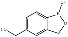 5-(hydroxymethyl)benzo[c][1,2]oxaborol-1(3H)-ol 구조식 이미지