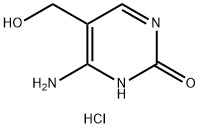 4-Amino-5-(hydroxymethyl)pyrimidin-2(1H)-one hydrochloride 구조식 이미지