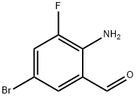 Benzaldehyde, 2-amino-5-bromo-3-fluoro- Structure