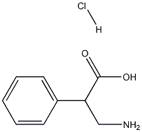 3-아미노-2-페닐프로판산염산염 구조식 이미지