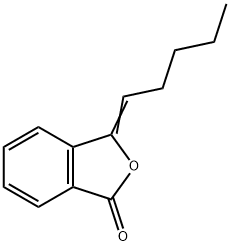 3-pentylideneisobenzofuran-1(3H)-one Structure