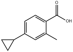 4-cyclopropyl-2-methylbenzoic acid Structure