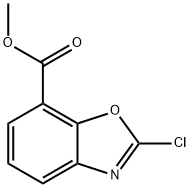 methyl 2-chlorobenzo[d]oxazole-7-carboxylate Structure