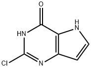 2-Chloro-3H-pyrrolo[3,2-d]pyrimidin-4(5H)-one 구조식 이미지