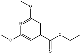 ethyl 2,6-dimethoxyisonicotinate 구조식 이미지