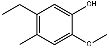 5-Ethyl-2-methoxy-4-methylphenol 구조식 이미지