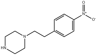 1-(4-nitrophenethyl)piperazine 구조식 이미지