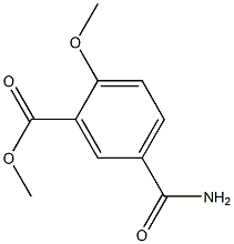 Methyl 5-carbamoyl-2-methoxybenzoate Structure