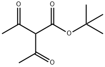 tert-butyl 2-acetyl-3-oxobutanoate 구조식 이미지