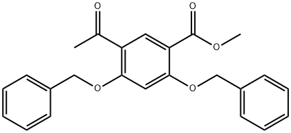 methyl 5-acetyl-2,4-bis(benzyloxy)benzoate Structure