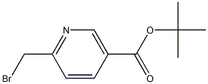 tert-Butyl 6-(bromomethyl)nicotinate Structure