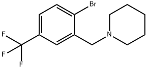 1-[[2-бром-5-(трифторметил)фенил]метил]пиперидин структурированное изображение