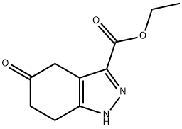 ethyl 5-oxo-4,5,6,7-tetrahydro-1H-indazole-3-carboxylate Structure
